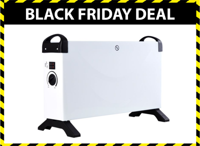 HotSerie Elektrische kachel 2000W - 3 standen - Wit