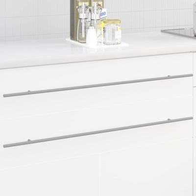 Kasthandgreep 12 pcs Zilver 0 Roestvrij staal