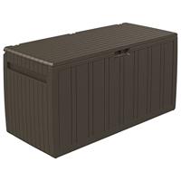 VidaXL Kussenbox 117x45,5x57,5 cm 270 l bruin - thumbnail