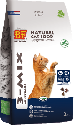 Biofood 3-mix adult kattenvoer 2kg
