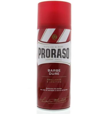 Proraso Red Shaving Foam Barbe Dure 400ml