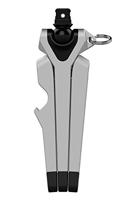 Kenu Stance 2.0 ST3-KK-NA Compactstatief voor Apple iPhone Xs/Xs Max/XR/X/8/8 Plus/7/7 Plus/6S/6S Plus/6/6 Plus/5/5C/5S/SE in zilver/zwart [klein & compact (34g), horizontaal & verticaal, - thumbnail