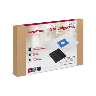 Inventum SZ300 4x Stofzak 3L + Filter