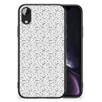 Apple iPhone XR Back Case Stripes Dots - thumbnail