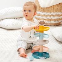 Abrick Ecoiffier baby ballentoren, 8dlg. - thumbnail