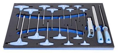 Unior inlay t-greep stiftsleutelset 964/34