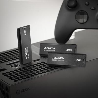 Externe Harde Schijf Adata SC610-500G-CBK SSD 500 GB SSD