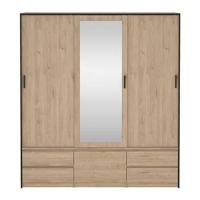 by fonQ basic Slim Kledingkast - B 181,4 - Eiken - thumbnail