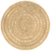 Vloerkleed handgemaakt 210 cm gevlochten jute - thumbnail