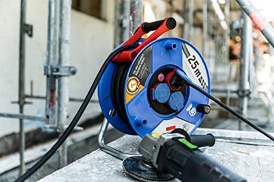 Brennenstuhl Kabelhaspel Garant RN | 25m 2,5 | industrie-/bouwplaats - permanent buitengebruik - 1208440 - thumbnail
