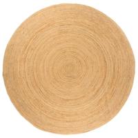 VidaXL Tapijt rond 240 cm gevlochten jute - thumbnail