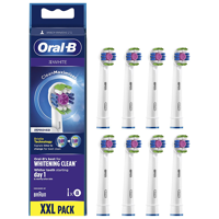 Oral-B 3D White Opzetborstel Met CleanMaximiser-technologie, Verpakking Van 8Stuks - thumbnail