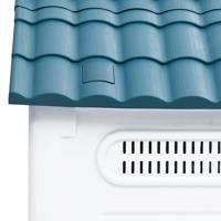 Hondenhok 57x68x66 cm polypropeen blauw - thumbnail