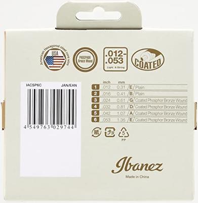 Ibanez IACSP6C Phosphor Bronze Wound Light gitaarsnaren