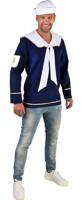 Blauwe Matroos Blouse Man - thumbnail