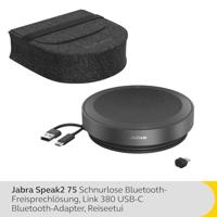Jabra Speak2 75 UC + Link380c Conferentietelefoon Bluetooth Donkergrijs - thumbnail