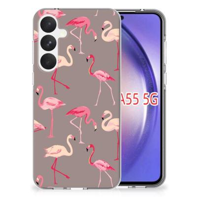 Samsung Galaxy A55 | TPU Hoesje | Flamingo