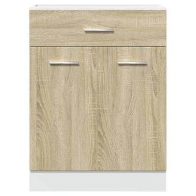 Onderkast met lade Lyon 60x46x81,5 cm bewerkt hout sonoma eikenkleurig
