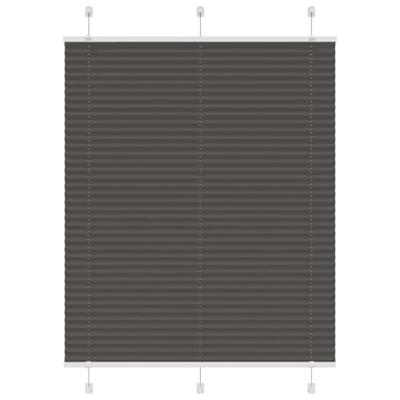 Pliss rolgordijn 105x100cm stofbreedte 104,4cm polyester zwart Pliss rolgordijn 105x100cm stofbreedte 104,4cm polyester zwart