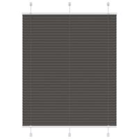 Pliss rolgordijn 105x150cm stofbreedte 104,4cm polyester zwart - thumbnail