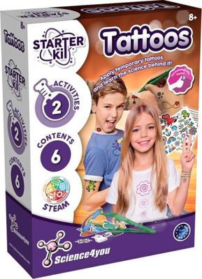 Science 4 You tattoo starter set voor tijdelijke tattoos