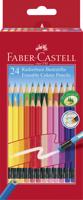 Faber Castell FC-116625 Kleurpotloden Faber-Castell Etui 24 Stuks Uitwisbaar - thumbnail