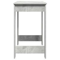 Bureau 100x45x75 cm bewerkt hout betongrijs - thumbnail