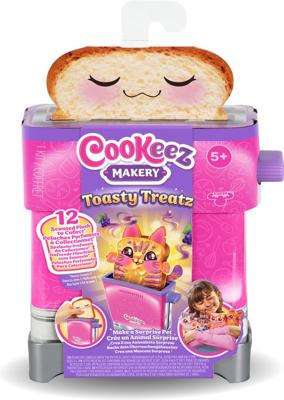 Toasty Treatz - MOOSE TOYS - COOKEEZ MAKERY - Geurende knuffel in de vorm van een toast, interactieve broodrooster