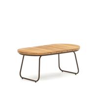 Kave Home Outdoor Salontafel 'Salguer' Acaciahout, 100 x 50cm - thumbnail