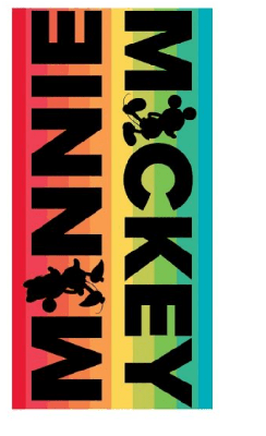 Mickey Mouse strandlaken 70 x 140 cm Mickey Mouse strandlaken 70 x 140 cm