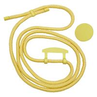 Høyde - iPhone 13 Pro Max - Telefoonhoes met koord + Socket houder - Geel - thumbnail