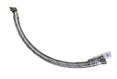 Kirchhoff Flexibele aansluitslang voor radiateur, 1"H x 700 mm x 1"IT, eenzijdig 90° hoek - 986287455