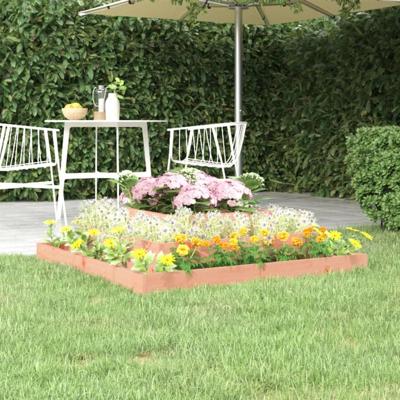 Plantenbak 110x110x27 cm massief douglashout