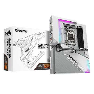 Gigabyte B650E A STEALTH ICE Moederbord Socket AMD AM5 Vormfactor ATX Moederbord chipset AMD® B650