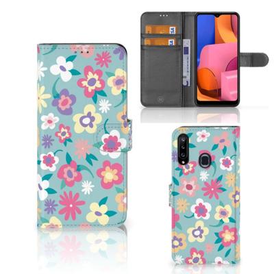 Samsung Galaxy A20s Hoesje Flower Power Samsung Galaxy A20s Hoesje Flower Power