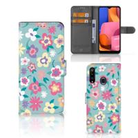 Samsung Galaxy A20s Hoesje Flower Power - thumbnail