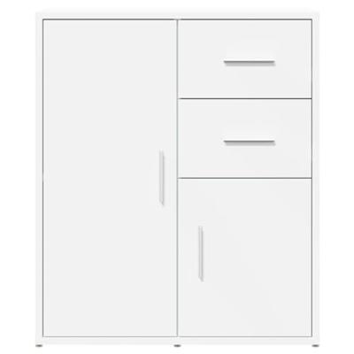 Dressoir 60x31x70 cm bewerkt hout wit Dressoir 60x31x70 cm bewerkt hout wit