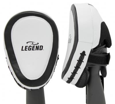 Legend Sports stootkussen Focus Pads leer unisex wit/zwart