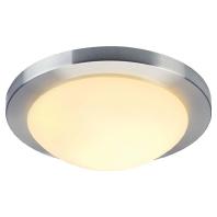 SLV 155236 Melan Plafondlamp LED, Spaarlamp E27 60 W Aluminium (geborsteld) - thumbnail