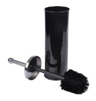 Toiletborstel in metalen houder - thumbnail