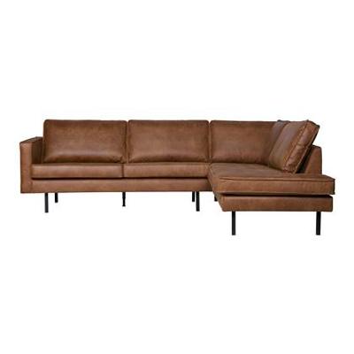 WOOOD Hoekbank 'Rodeo' Rechts, kleur Cognac