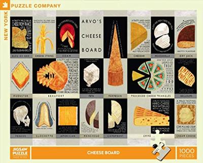 New York Puzzle Company Kaasplank - 1000 stukjes New York Puzzle Company Kaasplank - 1000 stukjes
