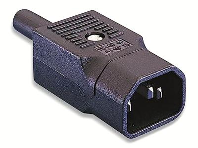 Bulgin PX0686 Apparaatstekker (koud) PX Stekker, recht Totaal aantal polen: 2 + PE 10 A Zwart 1 stuk(s)