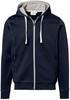 Hakro 455 Hooded jacket Bonded - Blue/Silver - XS - thumbnail