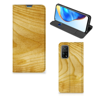 Xiaomi Mi 10T | 10T Pro Book | Wallet Case | Licht Hout Xiaomi Mi 10T | 10T Pro Book | Wallet Case | Licht Hout