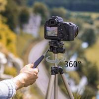 Hama Tripod 1/4 inch Werkhoogte: 42.5 - 125 cm Champagne Incl. tas, Waterpas - thumbnail