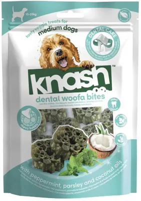 Hondensnack bites dental mint/parsley 100g