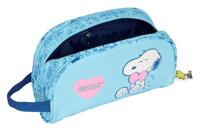 Reistasje Snoopy Love Licht Blauw 26 x 16 x 9 cm - thumbnail