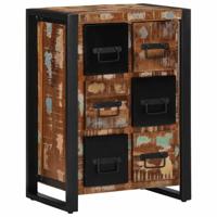 Dressoir 50x35x70 cm massief gerecycled hout - thumbnail