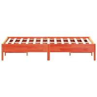 Bedframe massief grenenhout wasbruin 150x200 cm - thumbnail